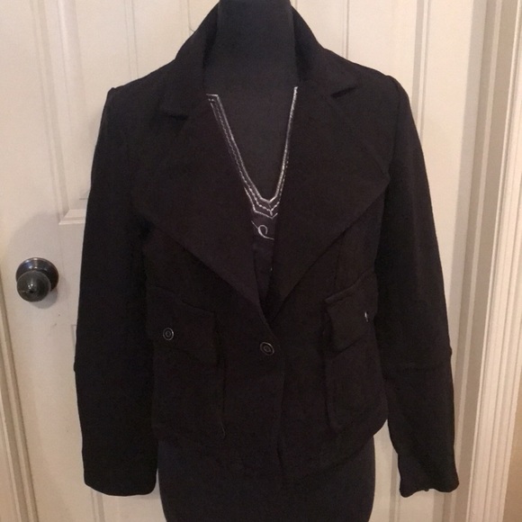 Anthropologie Jackets & Blazers - Anthropologie Black Blazer Coat